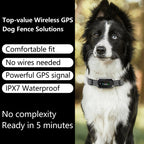 Wireless GPS Dog Fence PD100, 2-in-1 Fence & Training Collar