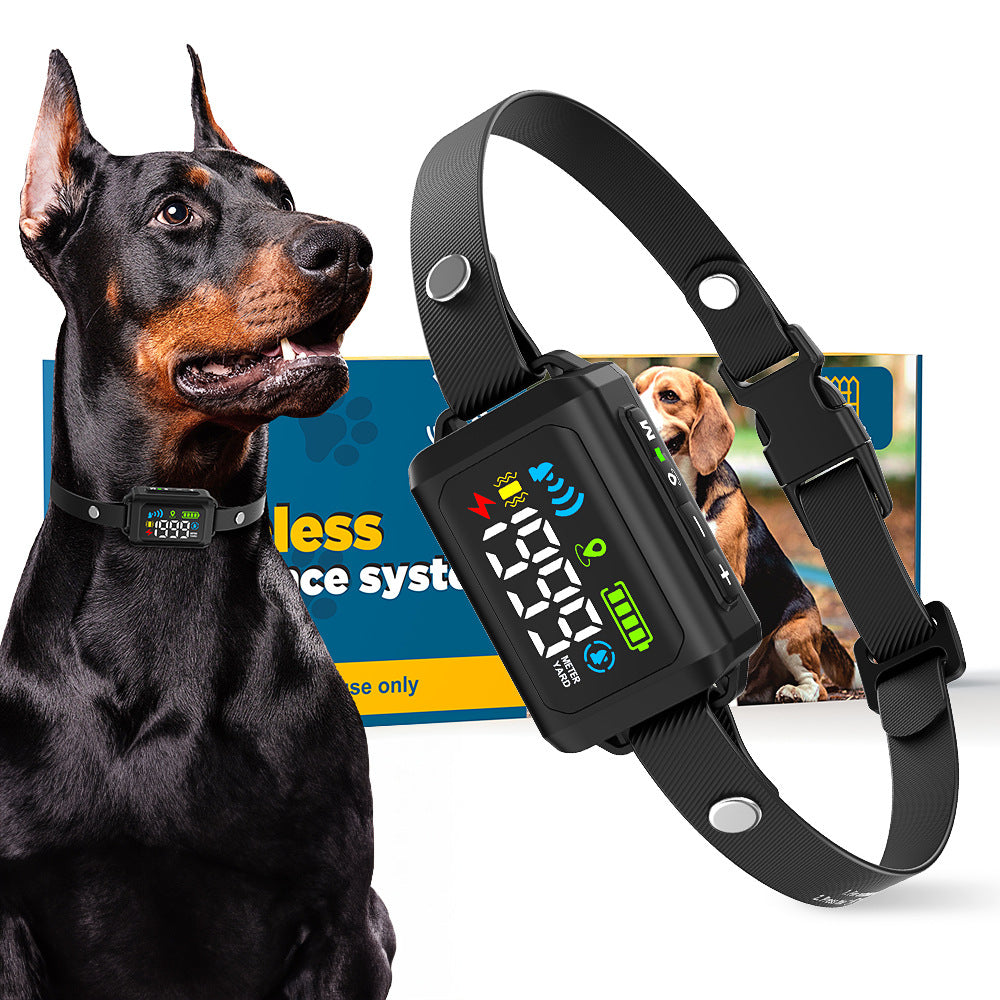 TZ727 Wireless GPS Dog Fence Collar — Smart, Safe, Wire-Free Freedom for Your Dog